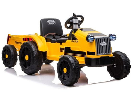 Lean-toys Batériový traktor s prívesom CH9959 Yellow