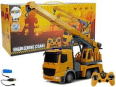 Lean-toys Vozidlo žeriav diaľkovo ovládané 2.4G Construction