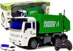 Lean-toys Odpadky Truck diaľkovo ovládané 1:30 27 Mhz svetlá