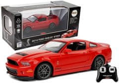 Lean-toys Auto na diaľkové ovládanie Ford Shelby GT500 červené 7,5 km/h 2,4 G