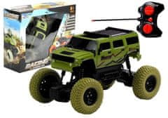 Lean-toys Diaľkovo ovládaný Jeep R/C 1:18 zelený