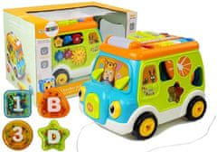 Lean-toys Hudobný autobus s projektorom Pianinko Sorter