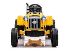 Lean-toys Batériový traktor s prívesom CH9959 Yellow