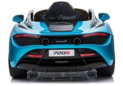 Lean-toys McLaren 720S batéria Auto modrá farba