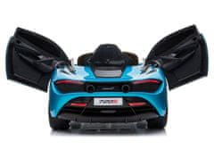 Lean-toys McLaren 720S batéria Auto modrá farba