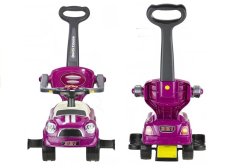 Lean-toys Push Ride s vodiacim kupé fialová