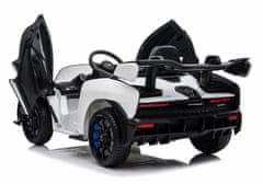 Lean-toys McLaren Senna batériové auto biele