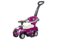 Lean-toys Push Ride s vodiacim kupé fialová