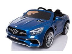 Lean-toys Mercedes SL65 batérie Auto modrá farba