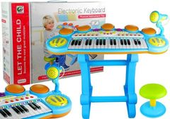 Lean-toys Organ Pianinko klávesové bicie stoličky