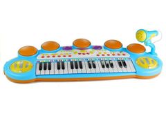 Lean-toys Organ Pianinko klávesové bicie stoličky