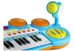 Lean-toys Organ Pianinko klávesové bicie stoličky