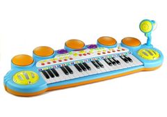 Lean-toys Organ Pianinko klávesové bicie stoličky