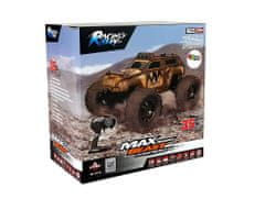 Lean-toys Off-Road diaľkovo ovládané rallye auto Brown 2.4G 1: 18 35 km/h ovládanie rýchlosti