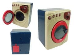 Lean-toys Pračka so zvukmi batérie Otvorte bubon