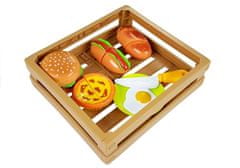 Lean-toys Súprava na krájanie hamburgerov v krabici