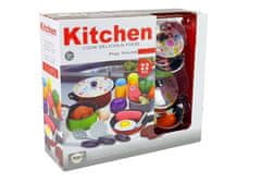 Lean-toys Súprava riadu Chef's Cookware Set 22 kusov