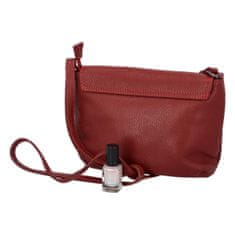 Delami Vera Pelle Módne malé dámske kožené crossbody Victorien burgundy