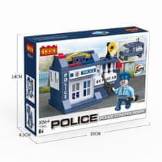Cogo stavebnica Polícia - policejní kamion a zloději sestava 10v1 kompatibilná 940 dielov