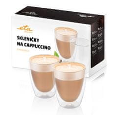 ETA Poháre cappuccino 240 ml - 2 ks 