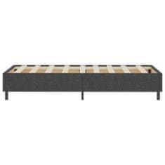 Vidaxl Rám na boxspring posteľ, sivý, látka 90x200 cm