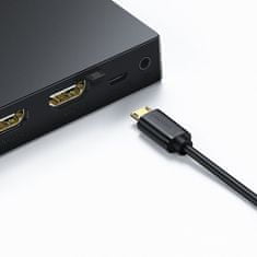 Ugreen HDMI - 3x HDMI Switch 3D 4K, IR, čierny