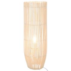 Vidaxl Stojanová lampa vŕba biela 84 cm E27