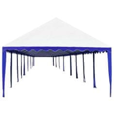 Vidaxl Záhradná markíza PVC 6x16 m modro-biela