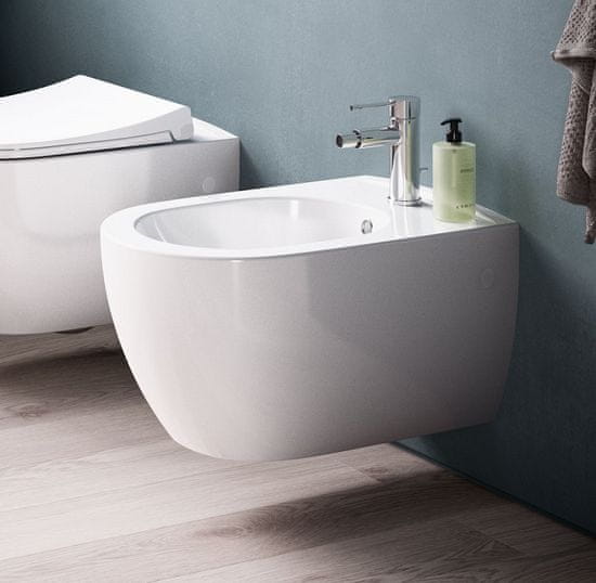 Vima Vima 401 - BOSA Závesný bidet 36,5x52,5 cm, biela