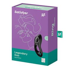 Satisfyer Erekčný krúžok Satisfyer Legendary Duo (Black)