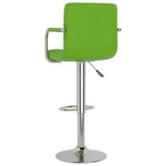 Vidaxl Barové stoličky 2 ks zelené umelá koža