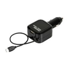 LAMPA Micro USB nabíjačka s 1 USB portom - rýchle nabíjanie - 3100 mA - 12 / 24V