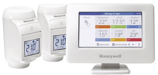 Honeywell Evohome Starter Set 2 CZ THR99C3102, Evohome Touch WiFi + 2x termohlavica HR92