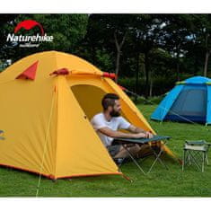 Naturehike stan P4 pre 4 osoby upg. Váha 2800g - oranžový