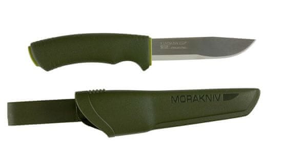 Morakniv 12356 Bushcraft Forest vonkajší nôž 10,9 cm, zelená, plast, guma, plastové puzdro