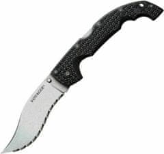 Cold Steel 29AXVS Extra Large Voyager Vaquero Serrated bojový nôž 14 cm, čierna, Griv-Ex, hliník