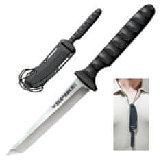 Cold Steel 53NCT Tanto Spike nôž na krk 10,2 cm, čierna, Griv-Ex, puzdro