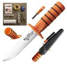 Cold Steel 80PH Survival Edge (Orange) nôž na prežitie 12,7 cm, oranžová, polypropylén, puzdro