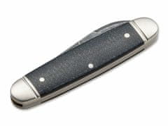 Böker 114909 CLUB KNIFE JUTE vreckový nôž 7,2 cm, čierna, Micarta