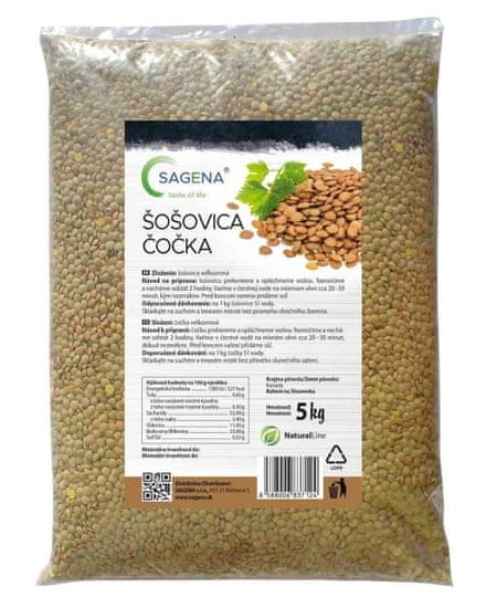 SAGENA Šošovica veľkozrnná 5 kg