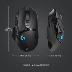 Logitech G502 Lightspeed, čierna (910-005567)