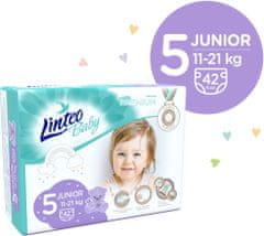 LINTEO Plienky Baby Prémium JUNIOR (11-21 kg) 42 ks