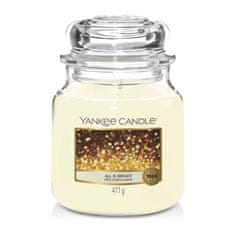 Yankee Candle vonná sviečka All Is Bright (Všetko len septembra) 411g