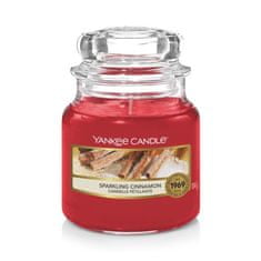 Yankee Candle vonná sviečka Sparkling Cinnamon (Trblietavá škorica) 104g