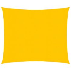 Vidaxl Tieniaca plachta 160 g/m² žltá 2,5x2,5 m HDPE