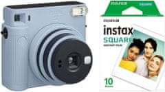 FujiFilm Instax SQ1 Glacier Blue + náplň na 10 fotiek