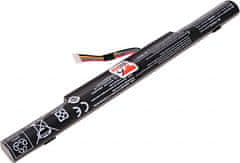 T6 power Batéria pre Acer Aspire E5-573TG serie, Li-Ion, 14,8 V, 2500 mAh (37 Wh), čierna