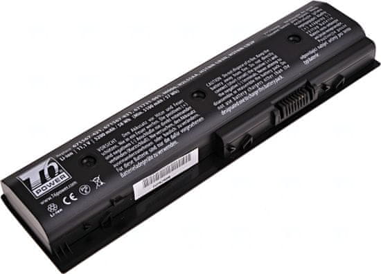 T6 power Batéria pre Hewlett Packard Pavilion dv6t-7000 serie, Li-Ion, 11,1 V, 5200 mAh (58 Wh), čierna