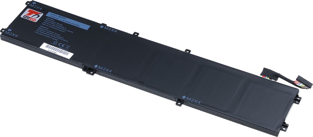 T6 power Batéria pre Dell XPS 15 9570, Li-Poly, 11,4 V, 8500 mAh (97 Wh), čierna