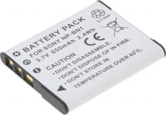 T6 power Batéria Sony NP-BN1, 600mAh, 2,2Wh, sivá